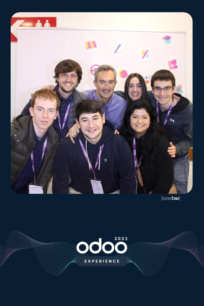 El equipo de Landoo  en el Odoo Experience 2023