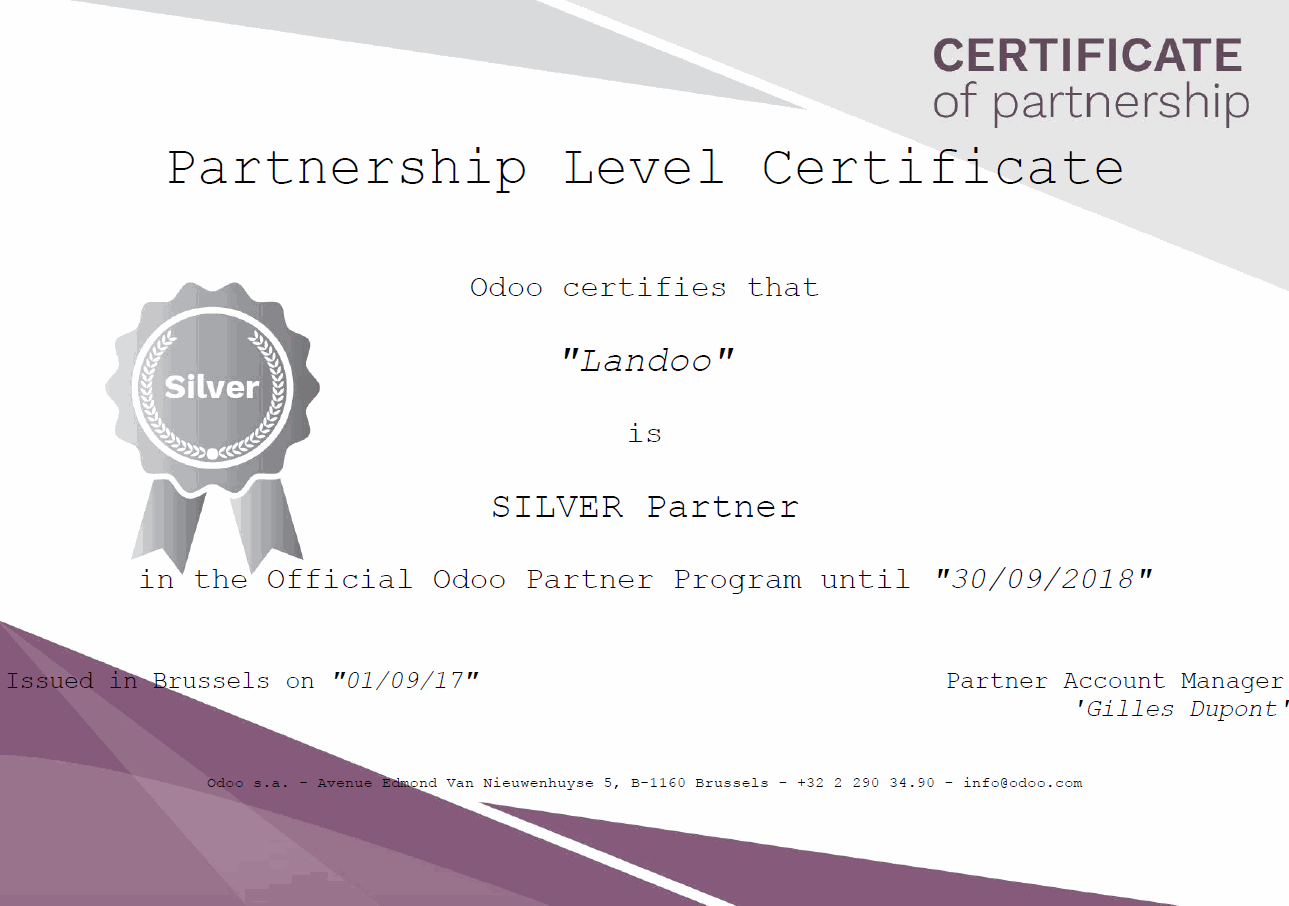 Odoo Silver Partner logo